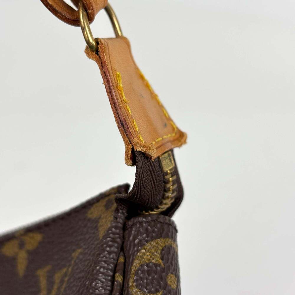 LOUIS VUITTON Brown Monogram Pochette Pouch - Picture 6 of 8
